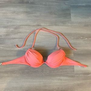 Victoria’s Secret neon coral sexy tease bikini top 32D